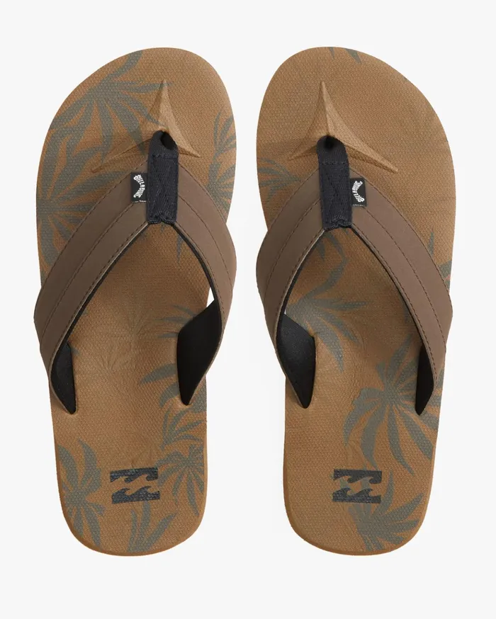 Billabong All Day Impact Print SlipOn Sandals Clay Men Flip Flops