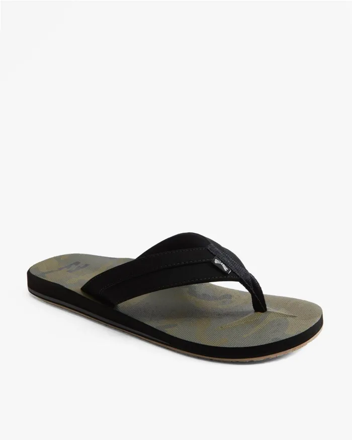 Billabong All Day Impact Print SlipOn Sandals Military Camo Men Flip Flops Billabong All Day Impact Print SlipOn Sandals Military Camo Men Flip Flops