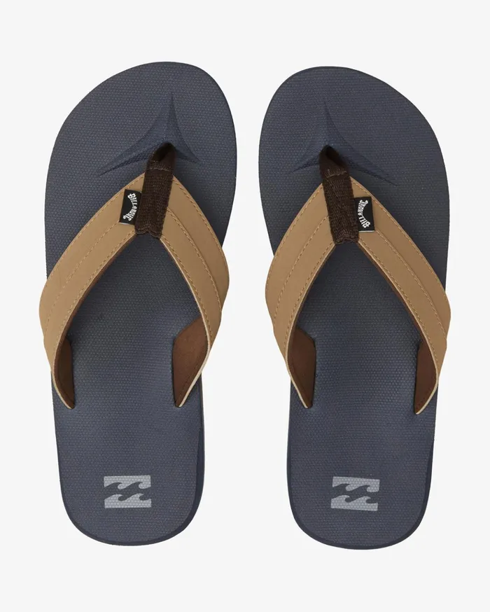 Billabong All Day Impact SlipOn Sandals Navy Men Flip Flops