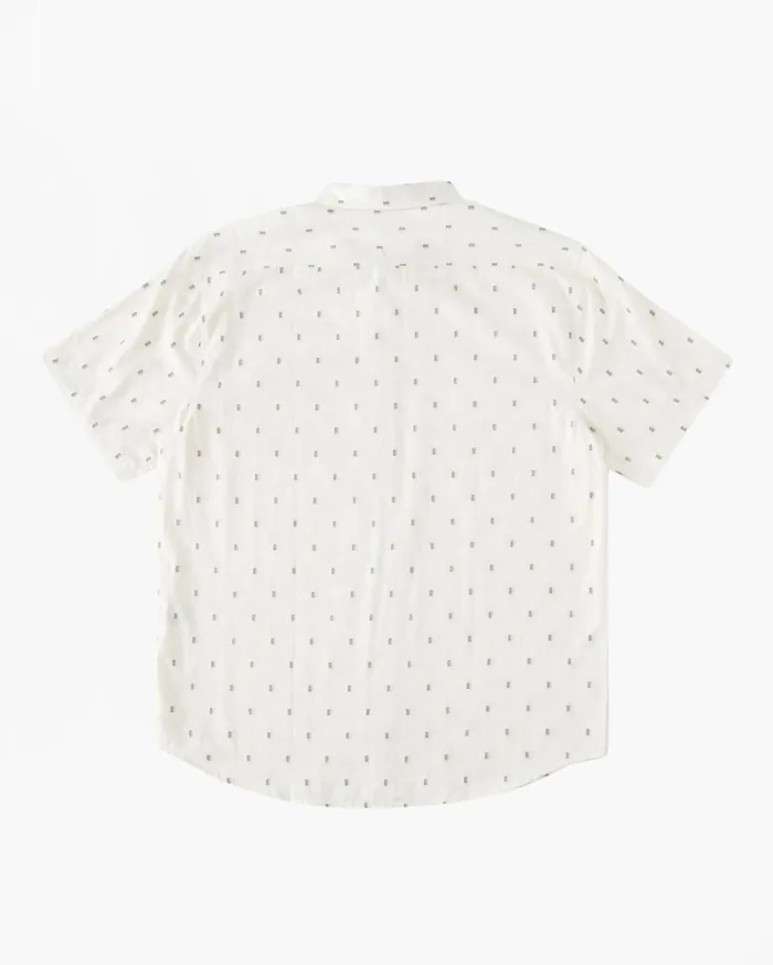Billabong All Day Jacquard Short Sleeve Shirt Cream Men Shirts Billabong All Day Jacquard Short Sleeve Shirt Cream Men Shirts
