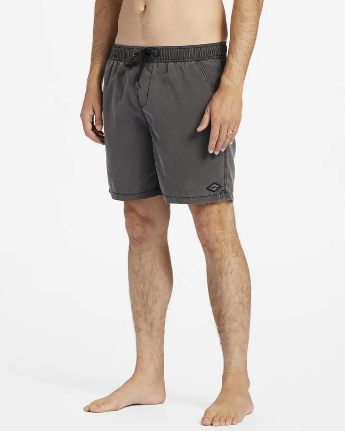 Billabong All Day Layback 17quot Boardshorts Black Men Elastic Waist Boardshorts Billabong All Day Layback 17quot Boardshorts Black Men Elastic Waist Boardshorts