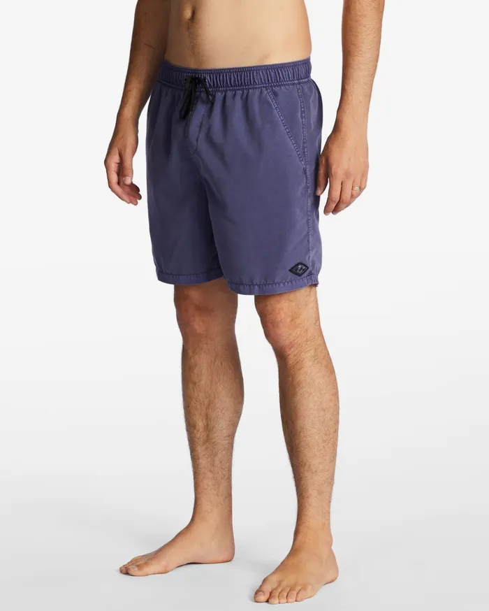 Billabong All Day Layback 17quot Boardshorts Dusty Grape Men Elastic Waist Boardshorts Billabong All Day Layback 17quot Boardshorts Dusty Grape Men Elastic Waist Boardshorts