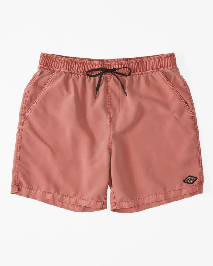 Billabong All Day Layback 17quot Boardshorts Dusty Red Men Elastic Waist Boardshorts Billabong All Day Layback 17quot Boardshorts Dusty Red Men Elastic Waist Boardshorts
