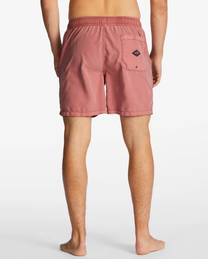 Billabong All Day Layback 17quot Boardshorts Dusty Red Men Elastic Waist Boardshorts Billabong All Day Layback 17quot Boardshorts Dusty Red Men Elastic Waist Boardshorts