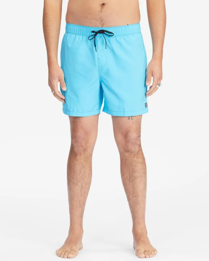 Billabong All Day Layback Boardshorts 16quot Cyan Men Elastic Waist Boardshorts Billabong All Day Layback Boardshorts 16quot Cyan Men Elastic Waist Boardshorts