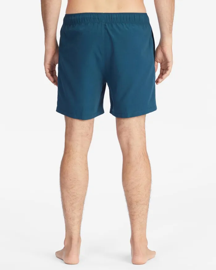 Billabong All Day Layback Boardshorts 16quot Navy Men Elastic Waist Boardshorts Billabong All Day Layback Boardshorts 16quot Navy Men Elastic Waist Boardshorts