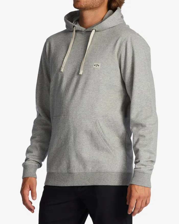 Billabong All Day Organic Pullover Hoodie Grey Heather Men Hoodies and Fleece Billabong All Day Organic Pullover Hoodie Grey Heather Men Hoodies and Fleece