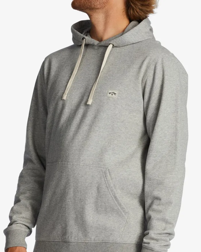 Billabong All Day Organic Pullover Hoodie Grey Heather Men Hoodies and Fleece Billabong All Day Organic Pullover Hoodie Grey Heather Men Hoodies and Fleece