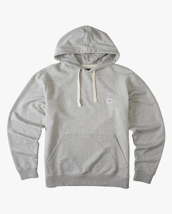 Billabong All Day Organic Pullover Hoodie Grey Heather Men Hoodies and Fleece Billabong All Day Organic Pullover Hoodie Grey Heather Men Hoodies and Fleece