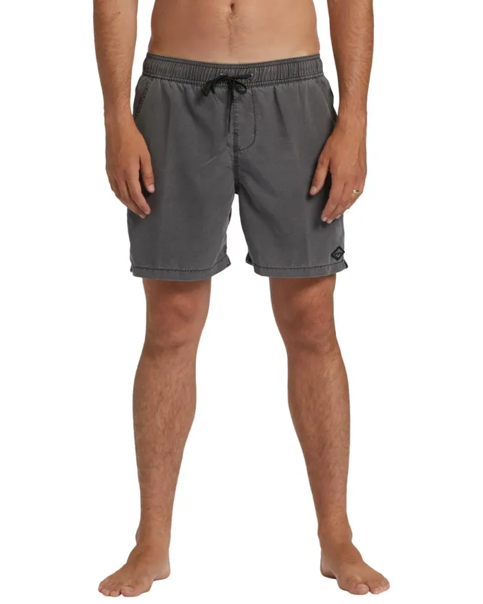 Billabong All Day Overdyed Layback Boardshorts 17quot Black Men Elastic Waist Boardshorts Billabong All Day Overdyed Layback Boardshorts 17quot Black Men Elastic Waist Boardshorts