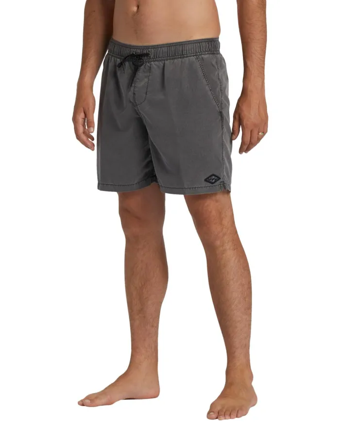 Billabong All Day Overdyed Layback Boardshorts 17quot Black Men Elastic Waist Boardshorts Billabong All Day Overdyed Layback Boardshorts 17quot Black Men Elastic Waist Boardshorts