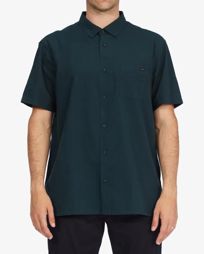 Billabong All Day Short Sleeve Shirt Dark Forest Men Shirts