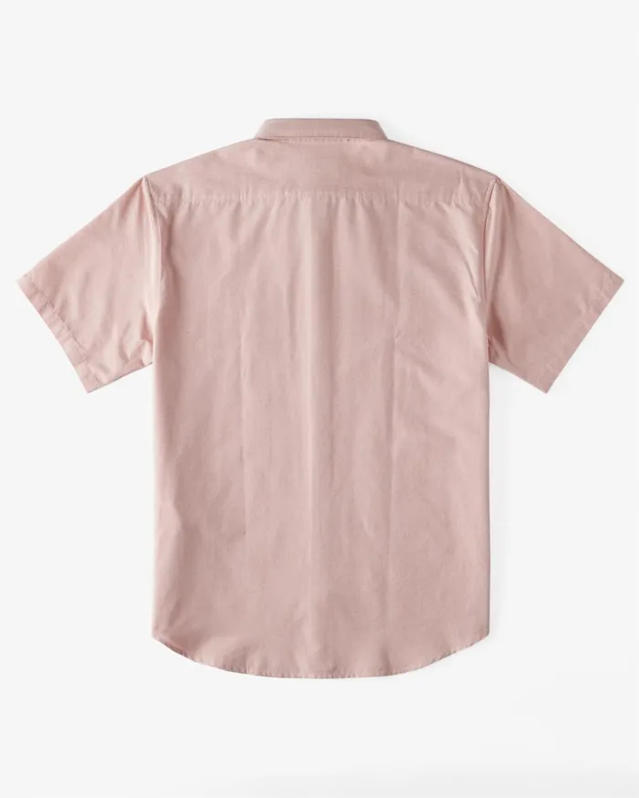 Billabong All Day Short Sleeve Shirt Dusty Pink Men Shirts Billabong All Day Short Sleeve Shirt Dusty Pink Men Shirts