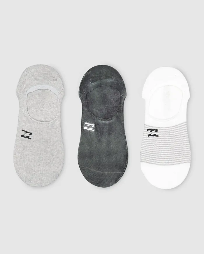 Billabong All Day TieDye NoShow Socks Black Men Socks