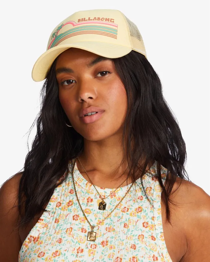 Billabong Aloha Forever Trucker Hat Sol Rise Women Hats and Beanies