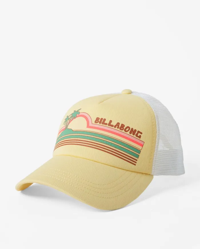 Billabong Aloha Forever Trucker Hat Sol Rise Women Hats and Beanies Billabong Aloha Forever Trucker Hat Sol Rise Women Hats and Beanies