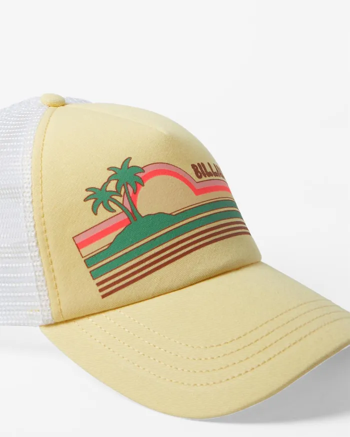 Billabong Aloha Forever Trucker Hat Sol Rise Women Hats and Beanies Billabong Aloha Forever Trucker Hat Sol Rise Women Hats and Beanies