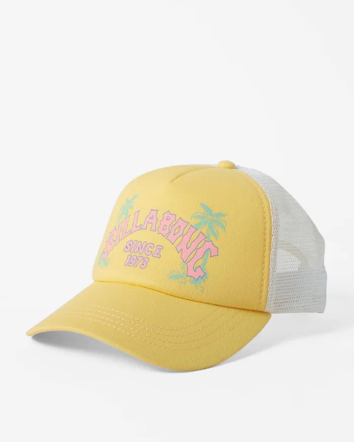 Billabong Aloha Forever Trucker Hat Sunbeam Women Hats and Beanies