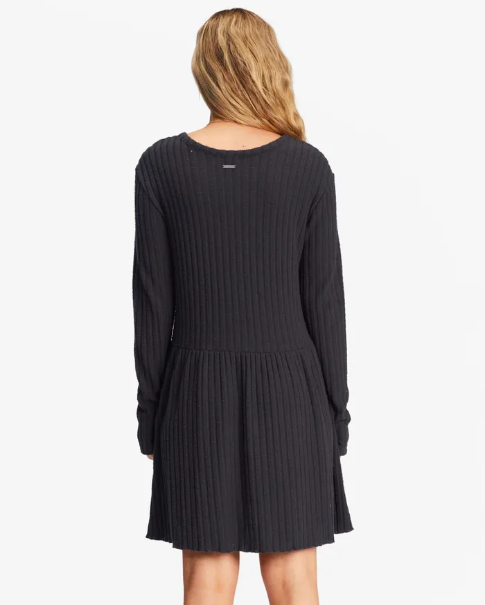 Billabong Always Lounging Dress Off Black 1 Women Dresses Billabong Always Lounging Dress Off Black 1 Women Dresses