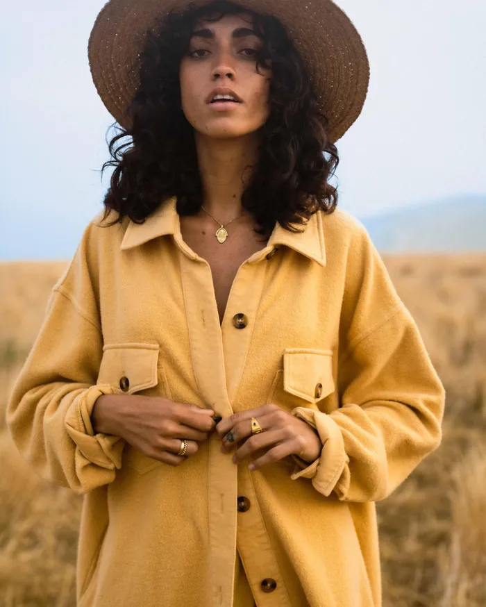 Billabong Anytime Shacket Oversized ButtonThrough Jacket Gold Coast Women Tops