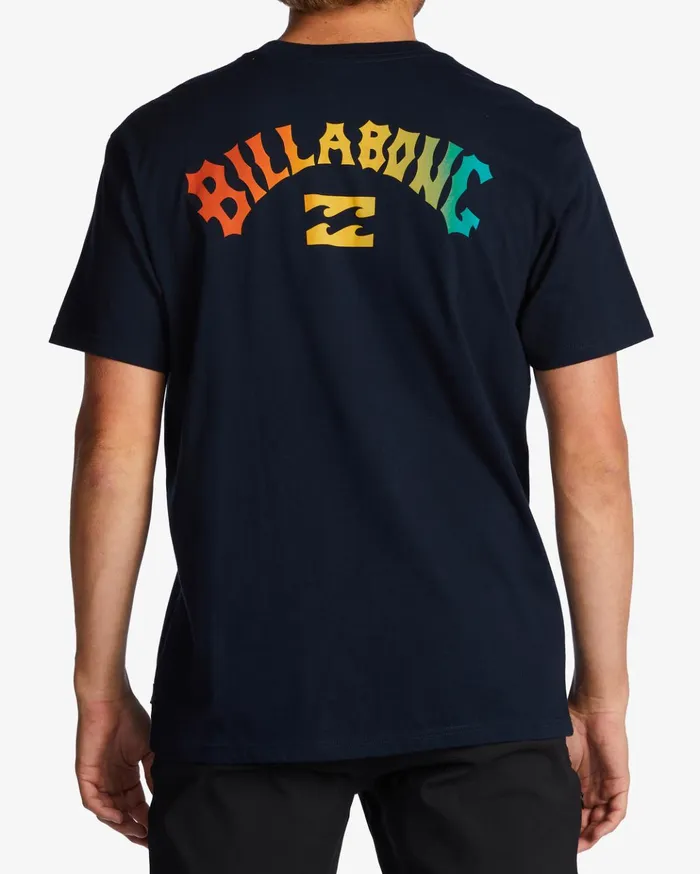 Billabong Arch Fill TShirt Navy Men TShirts Billabong Arch Fill TShirt Navy Men TShirts