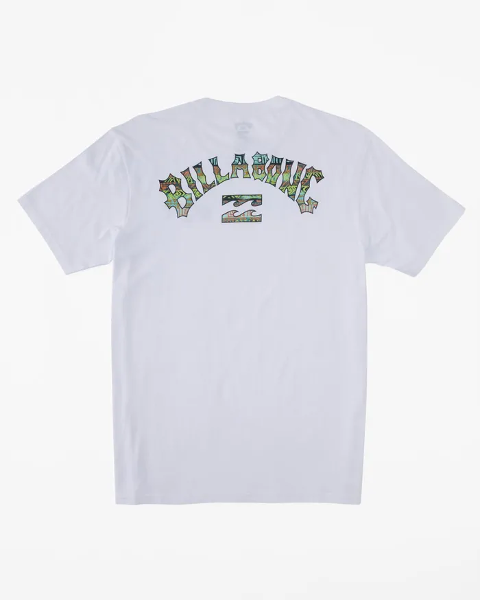 Billabong Arch Fill TShirt White Men TShirts Billabong Arch Fill TShirt White Men TShirts