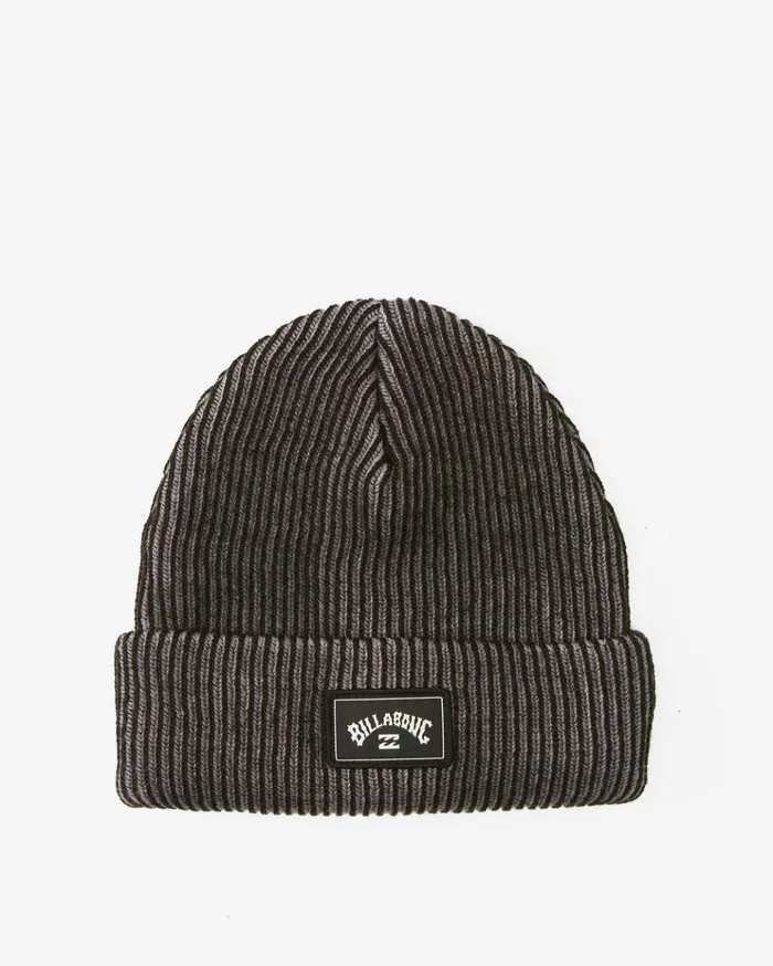 Billabong Arch Patch Knit Beanie Black Men Hats