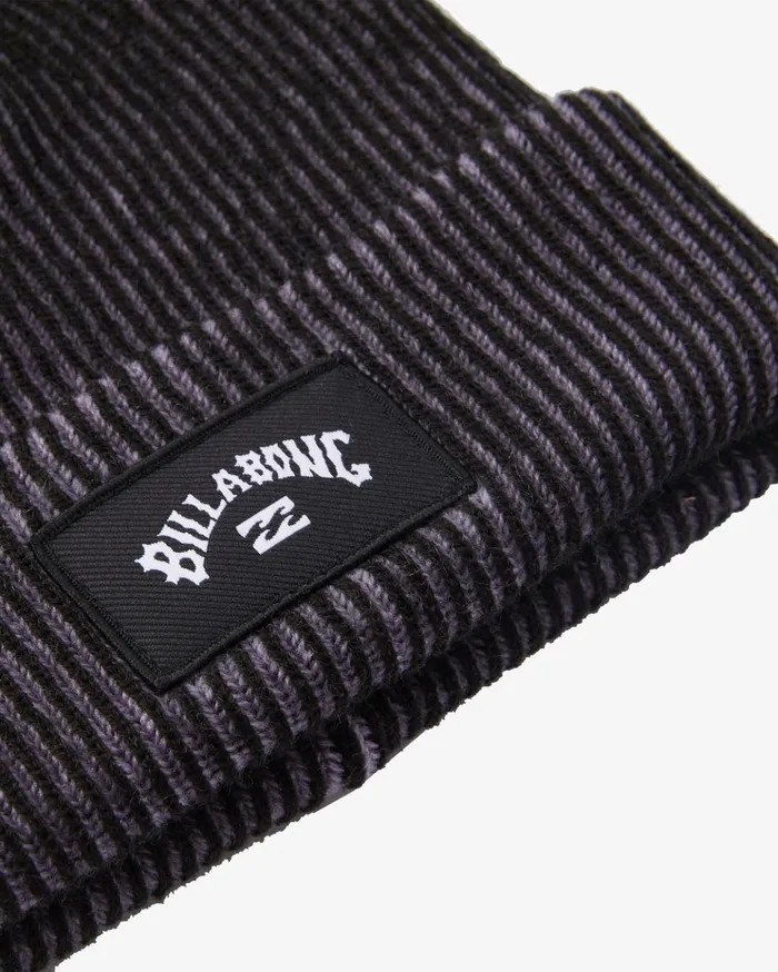 Billabong Arch Patch Knit Beanie Black Men Hats Billabong Arch Patch Knit Beanie Black Men Hats