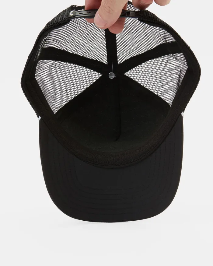 Billabong Arch Team Trucker Hat Black Men Hats Billabong Arch Team Trucker Hat Black Men Hats