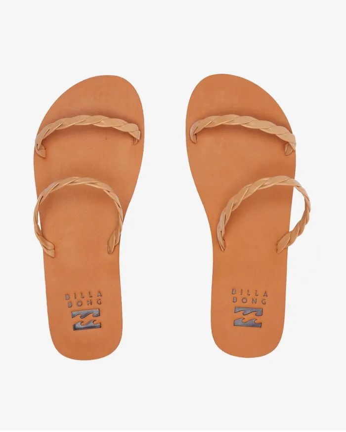 Billabong Athena Slider Sandals Warm Sand Women Shoes