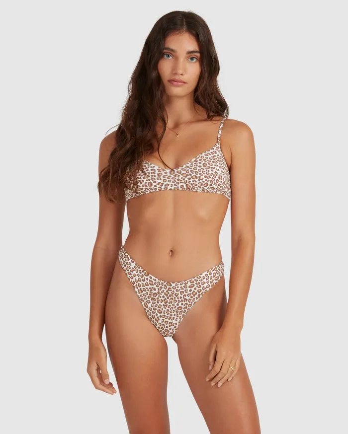 Billabong Baby Cat VNeck Bralette Bikini Top Salt Crystal Women Bikini Tops Billabong Baby Cat VNeck Bralette Bikini Top Salt Crystal Women Bikini Tops