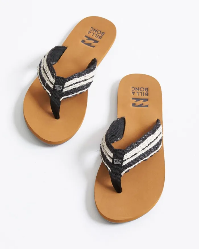 Billabong Baja Sandals BlackWhite Women Shoes