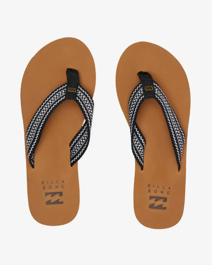 Billabong Baja Sandals BlackWhite Women Shoes Billabong Baja Sandals BlackWhite Women Shoes