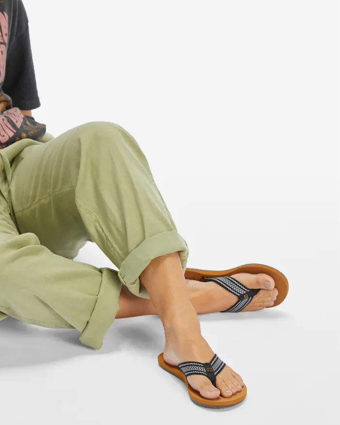 Billabong Baja Sandals BlackWhite Women Shoes Billabong Baja Sandals BlackWhite Women Shoes