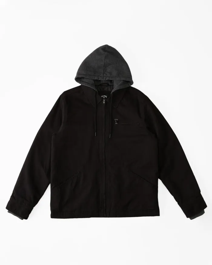Billabong Barlow Hooded Jacket Black Men Jackets Billabong Barlow Hooded Jacket Black Men Jackets