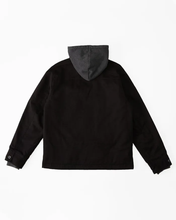 Billabong Barlow Hooded Jacket Black Men Jackets Billabong Barlow Hooded Jacket Black Men Jackets