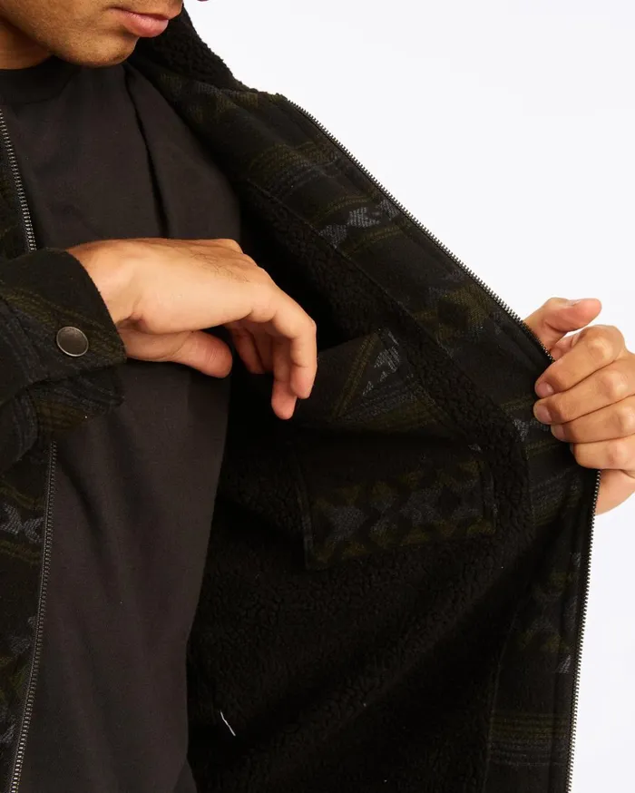 Billabong Barlow Sherpa Trucker Jacket Black Men Jackets Billabong Barlow Sherpa Trucker Jacket Black Men Jackets