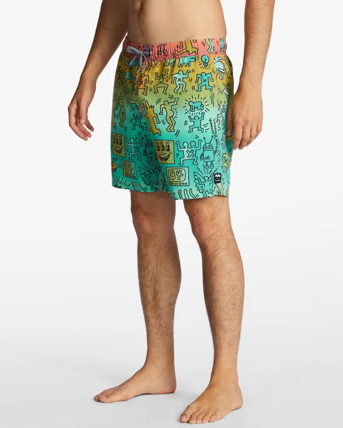 Billabong Bash Layback 17quot Boardshorts Multi Men Elastic Waist Boardshorts Billabong Bash Layback 17quot Boardshorts Multi Men Elastic Waist Boardshorts