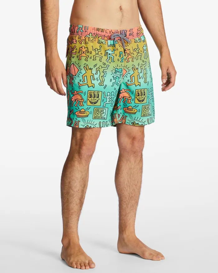 Billabong Bash Layback 17quot Boardshorts Multi Men Elastic Waist Boardshorts Billabong Bash Layback 17quot Boardshorts Multi Men Elastic Waist Boardshorts