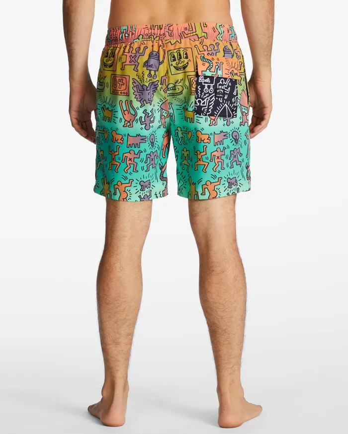 Billabong Bash Layback 17quot Boardshorts Multi Men Elastic Waist Boardshorts Billabong Bash Layback 17quot Boardshorts Multi Men Elastic Waist Boardshorts