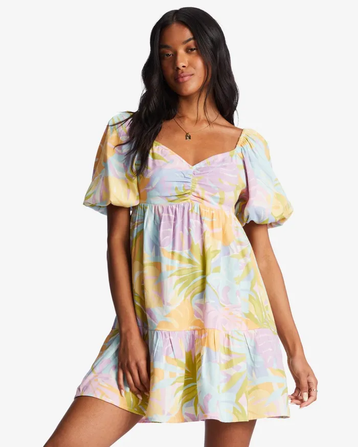 Billabong Be Mine Babydoll Dress WhiteMulti Women Dresses