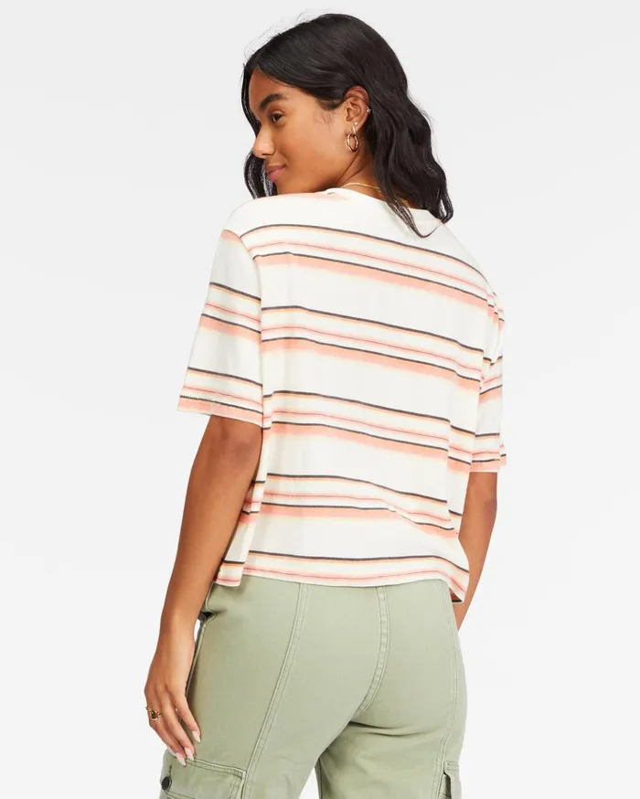 Billabong Beach Street Pocket TShirt Ginger Women Tops Billabong Beach Street Pocket TShirt Ginger Women Tops