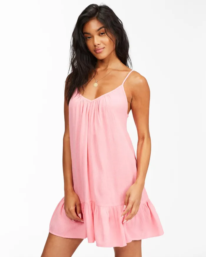 Billabong Beach Vibes Beach CoverUp Pink Sunset Women Dresses Billabong Beach Vibes Beach CoverUp Pink Sunset Women Dresses