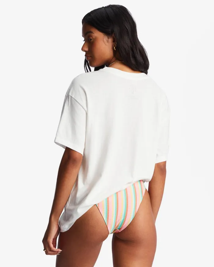 Billabong Beautiful Day TShirt Salt Crystal Women Graphic Tees and Tanks Billabong Beautiful Day TShirt Salt Crystal Women Graphic Tees and Tanks