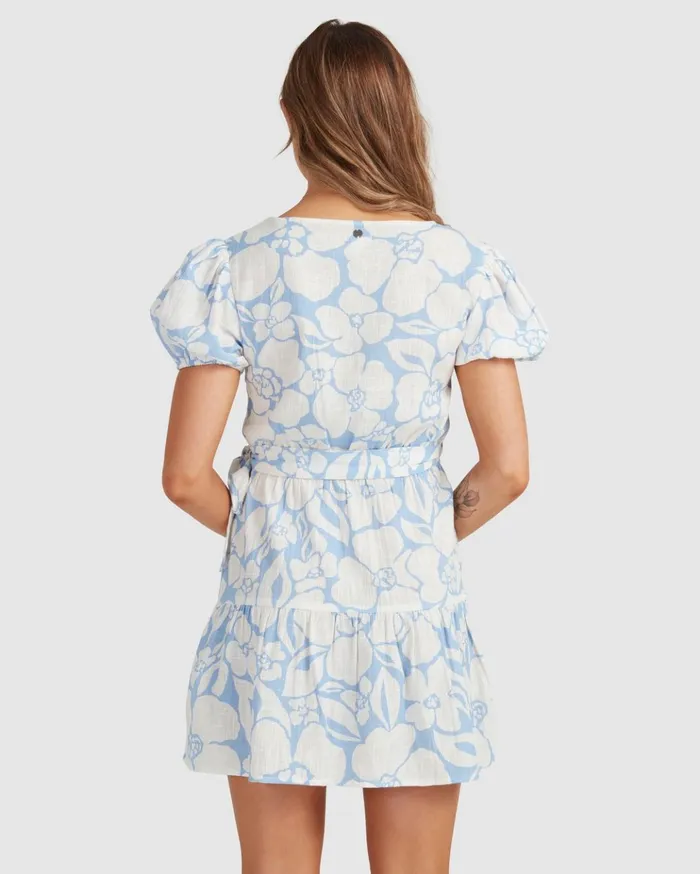 Billabong Beyond Blue Wrap Dress Sweet Blue Women Dresses Billabong Beyond Blue Wrap Dress Sweet Blue Women Dresses