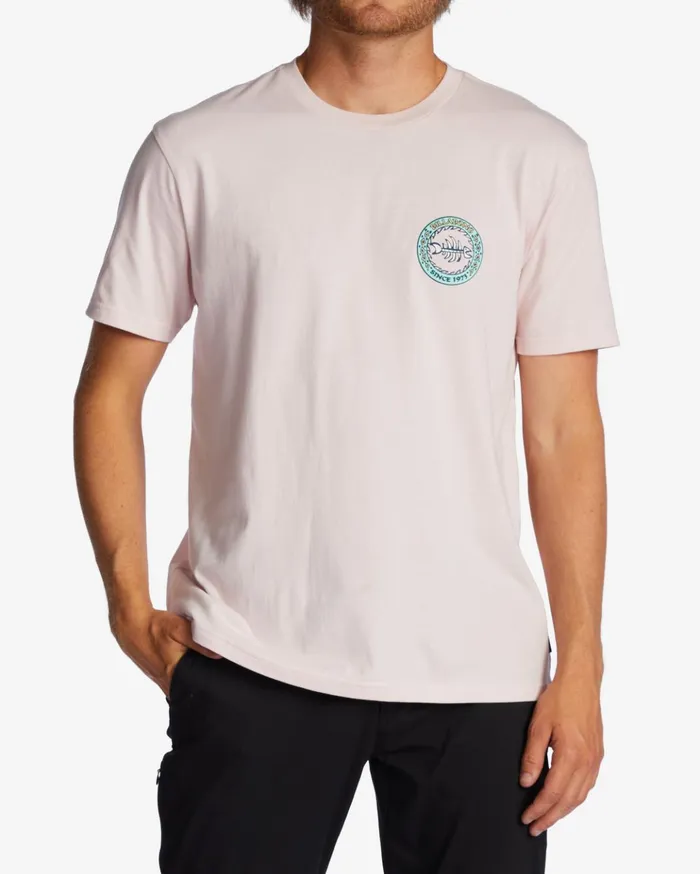 Billabong Bonez TShirt Pink Haze Men TShirts