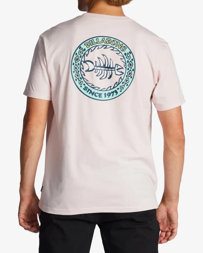 Billabong Bonez TShirt Pink Haze Men TShirts Billabong Bonez TShirt Pink Haze Men TShirts