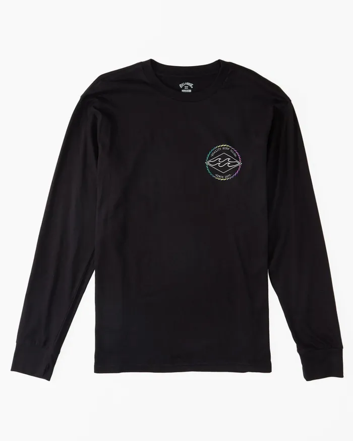 Billabong Boy039s Rotor Diamond Long Sleeve TShirt Black Kids Boys039 Tees Billabong Boy039s Rotor Diamond Long Sleeve TShirt Black Kids Boys039 Tees