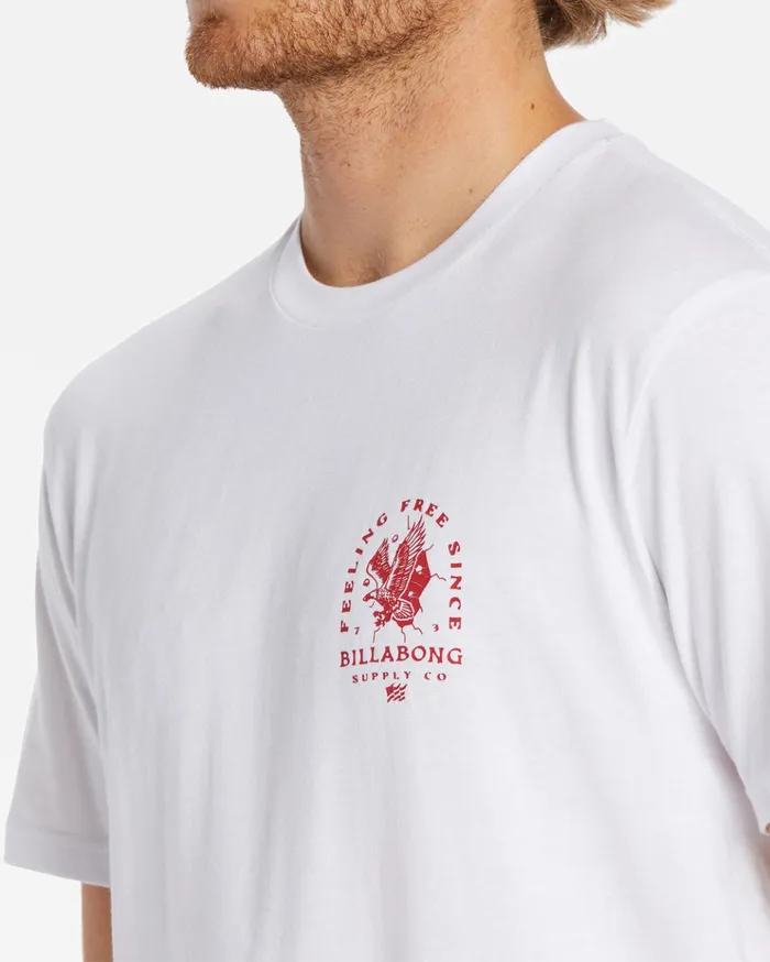 Billabong Break Free TShirt White Men TShirts Billabong Break Free TShirt White Men TShirts