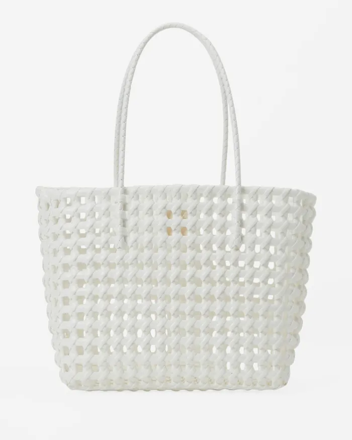 Billabong Bright Side Carry Tote Bag Salt Crystal Women Handbags and Totes Billabong Bright Side Carry Tote Bag Salt Crystal Women Handbags and Totes